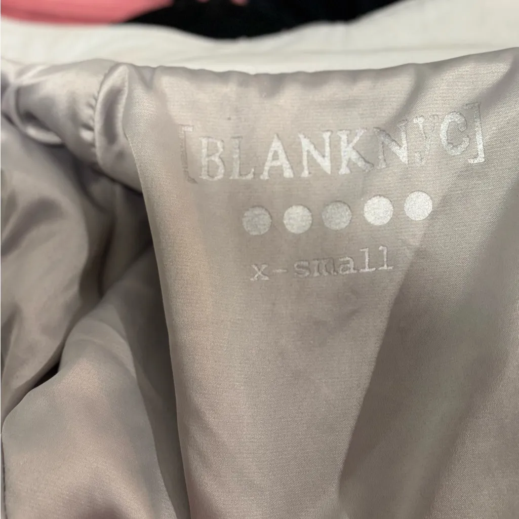 Blank NYC Light Gray Faux Leather Jacket - Image 5