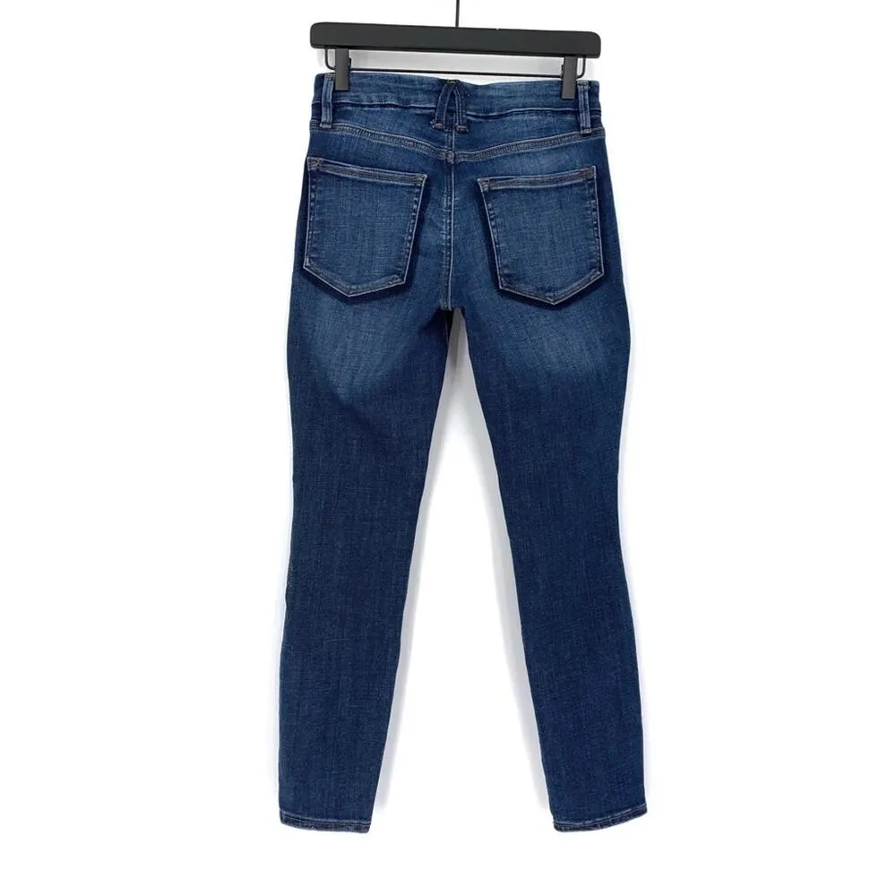 GOOD AMERICAN Good Legs Crop Skinny Jeans Blue Denim 4/27 - Image 9