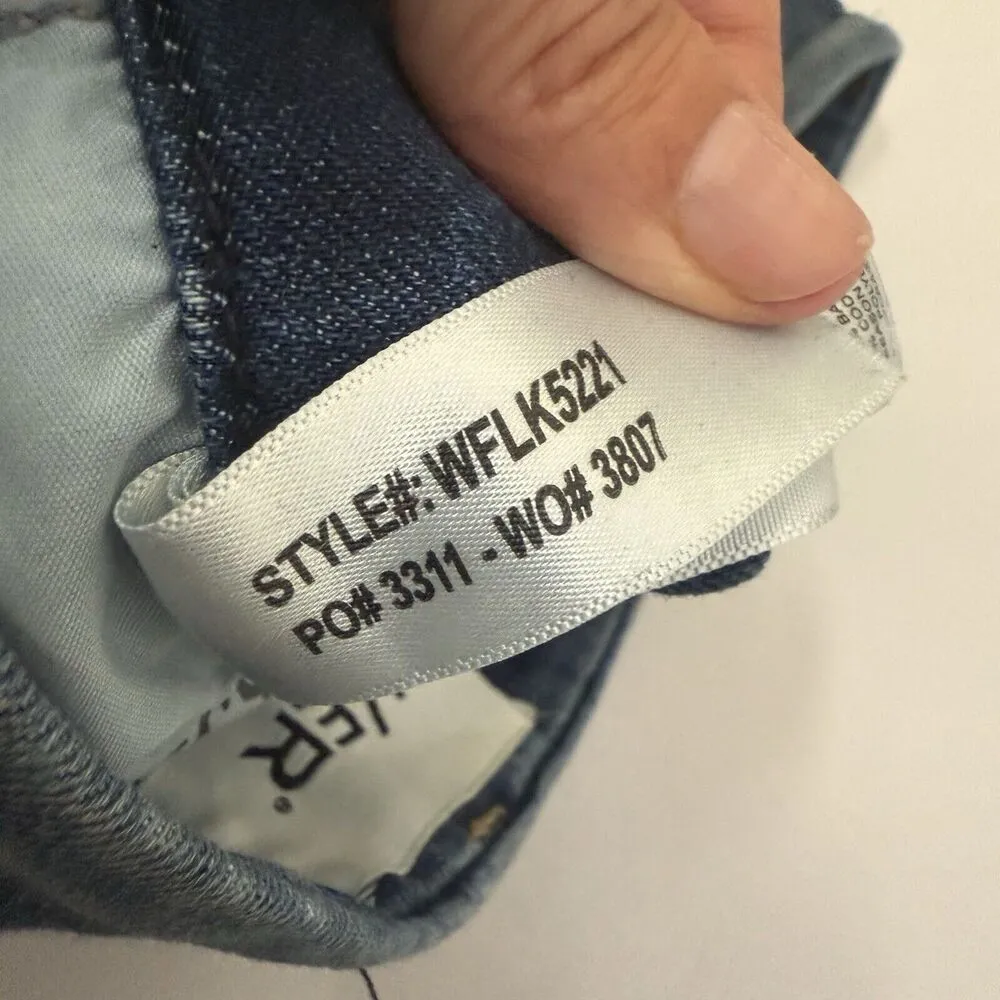 DU/ER Jeans Womens 26 x 29 Medium Blue Performance Mid Rise Skinny Stretch - Image 6