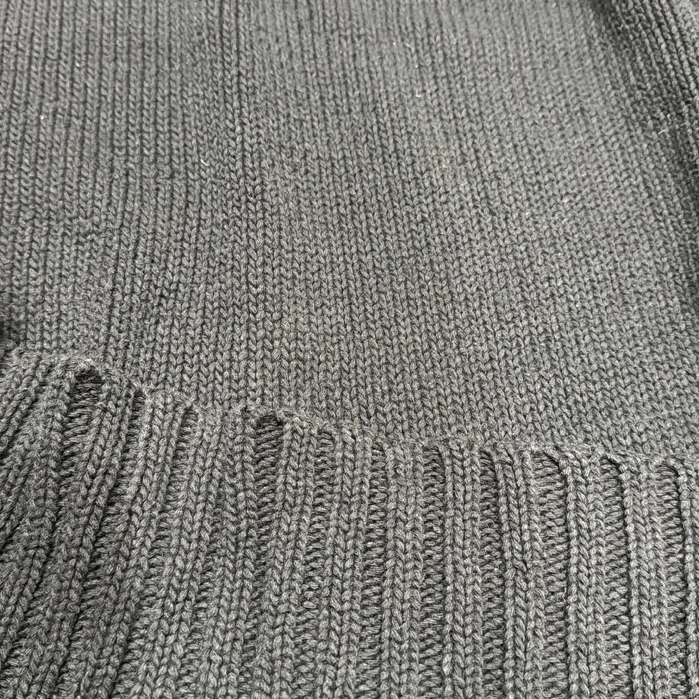 Michael Kors black cotton portrait collar long sleeve cardigan sweater.Size M. Size M - Image 7