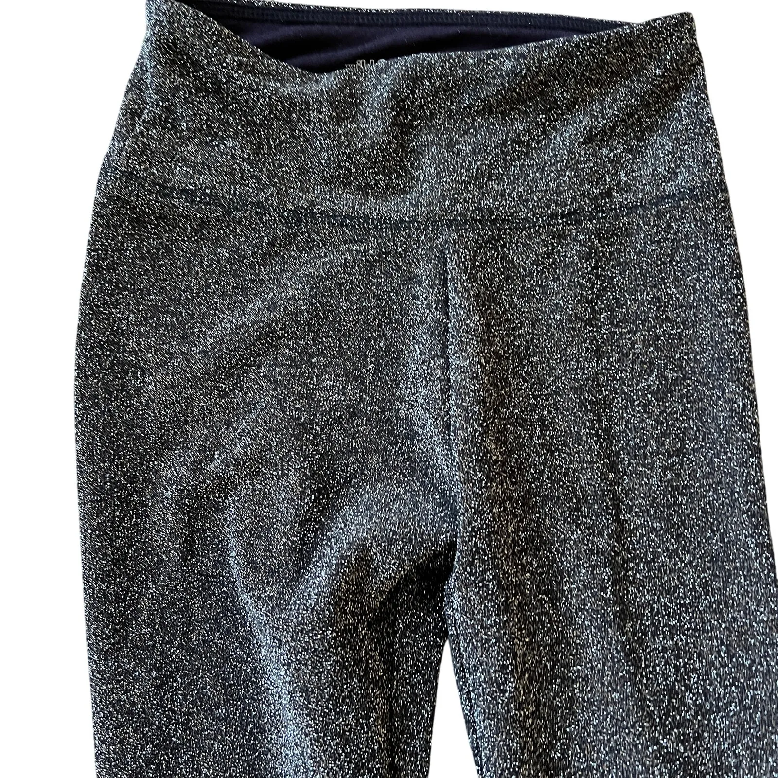 Wild Fable Women's Black Metallic High-Waisted Leggings - Size XS - NWT - Image 5