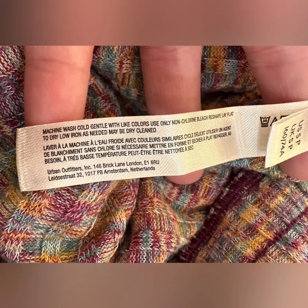 Daily Practice by Anthropologie Space-Dyed Flouncy Wide-Leg Pants small petite - Image 9