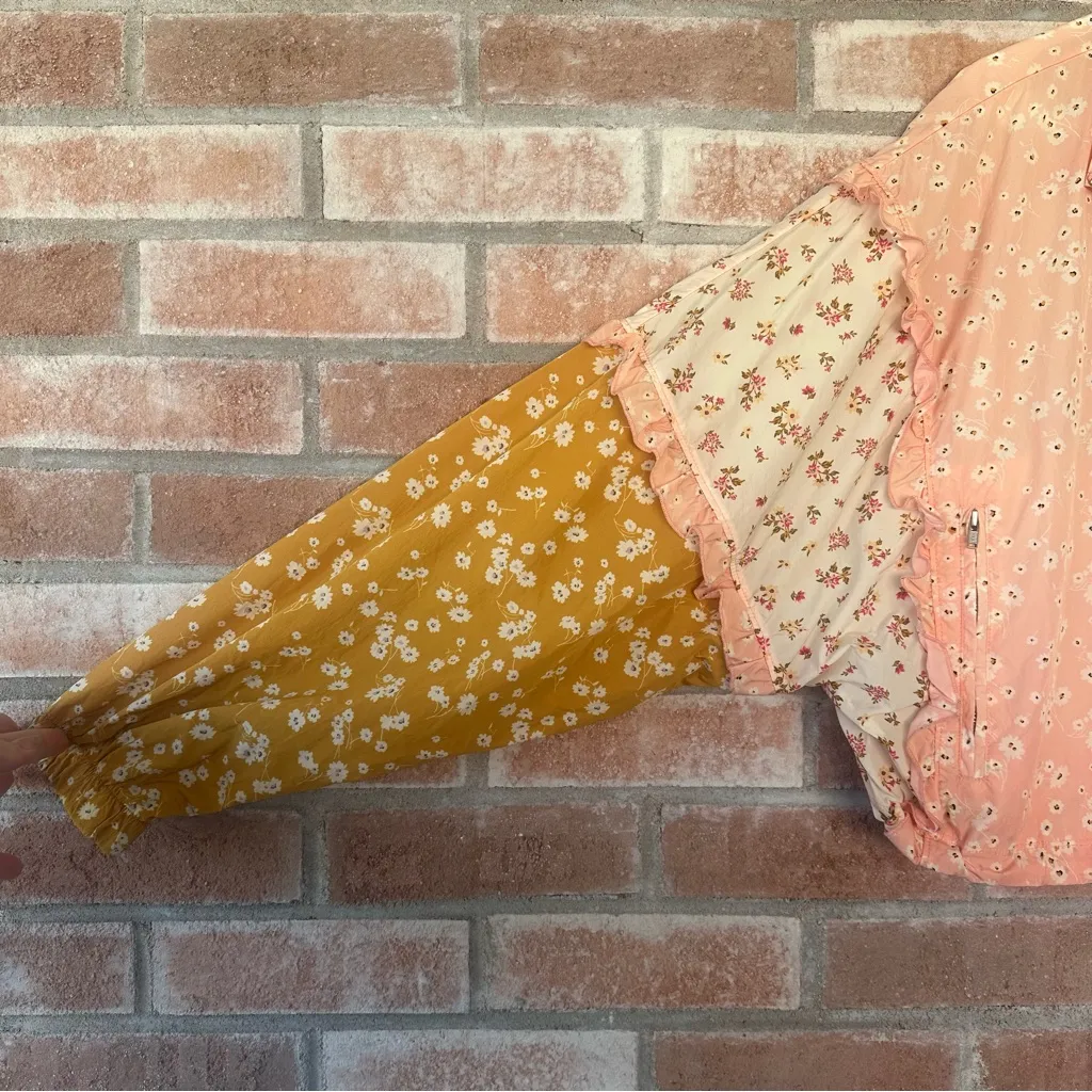 Sincerely Jules Bandier Wilder Jacket Windbreaker Women’s Large Cottage Floral - Image 7