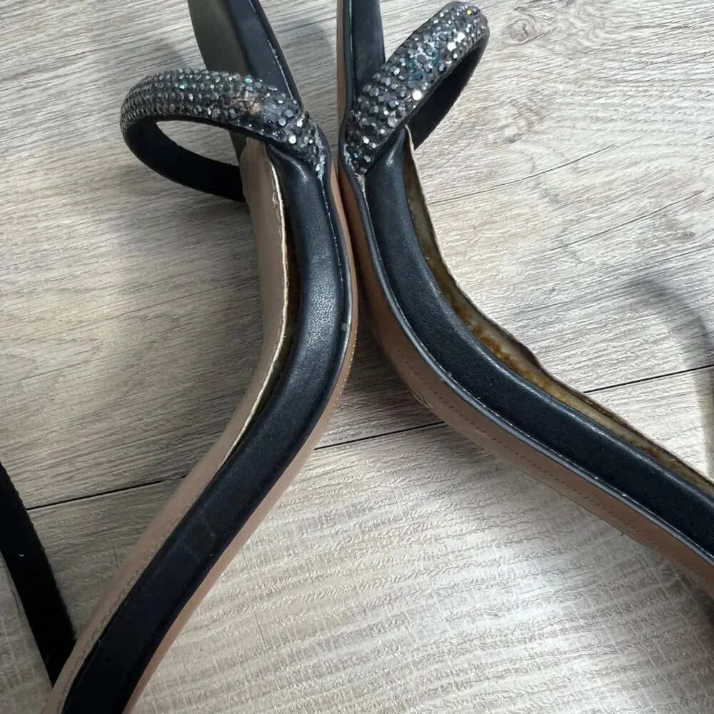 Steven New York Black Rhinestone Jercy Heel Sandals Slip On Size‎ 11 - Image 11