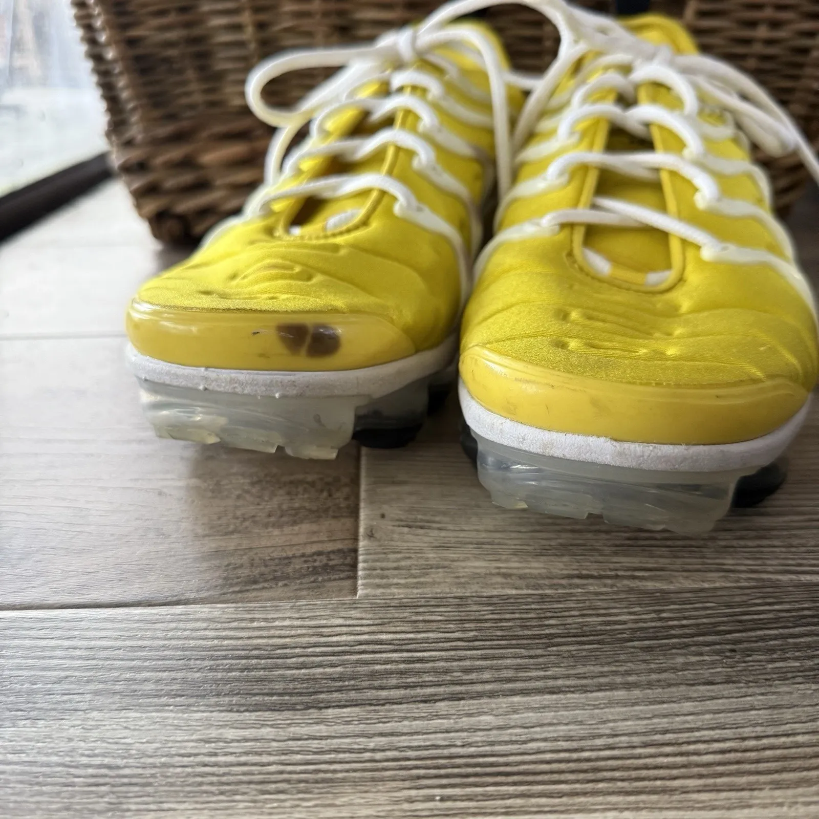Nike Air VaporMax Plus Sunshine Yellow Women’s 9.5 White CU4907-700 - Image 6