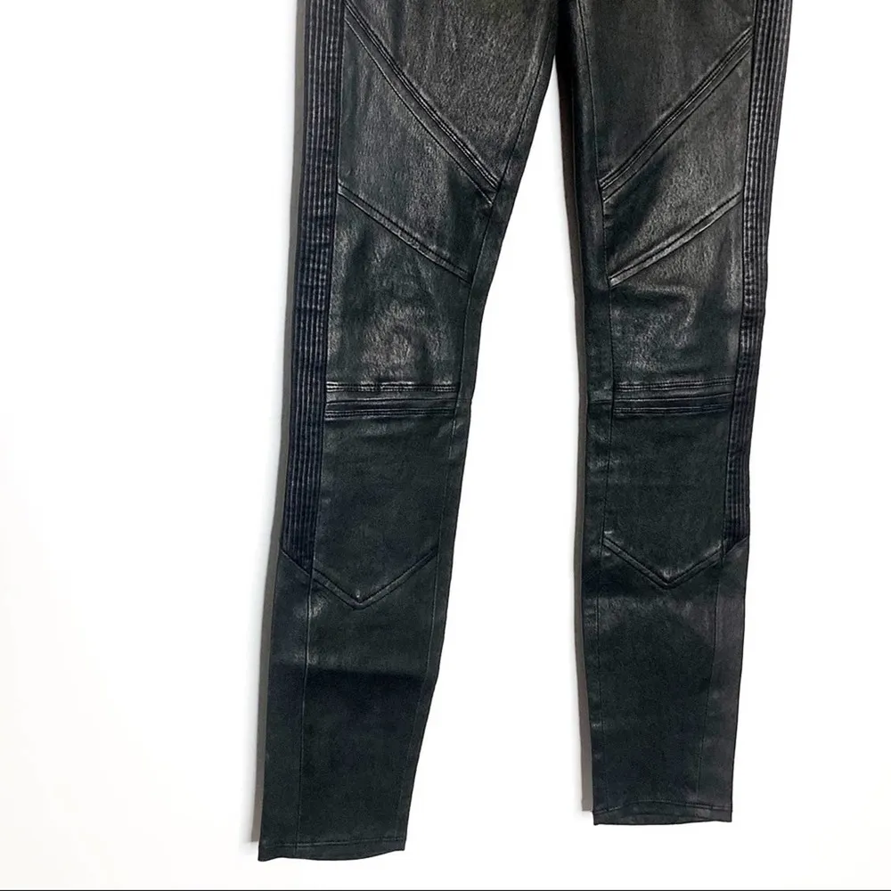 IRO Moto style leather pants skinny leg sz 36 - Image 2