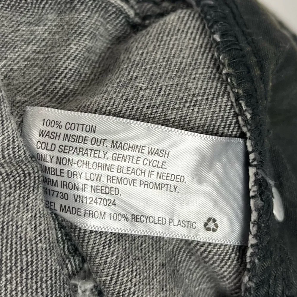 Wild Fable 18 Highest Rise Cutoff Shorts Distressed Acid Wash 80's Button Fly - Image 6