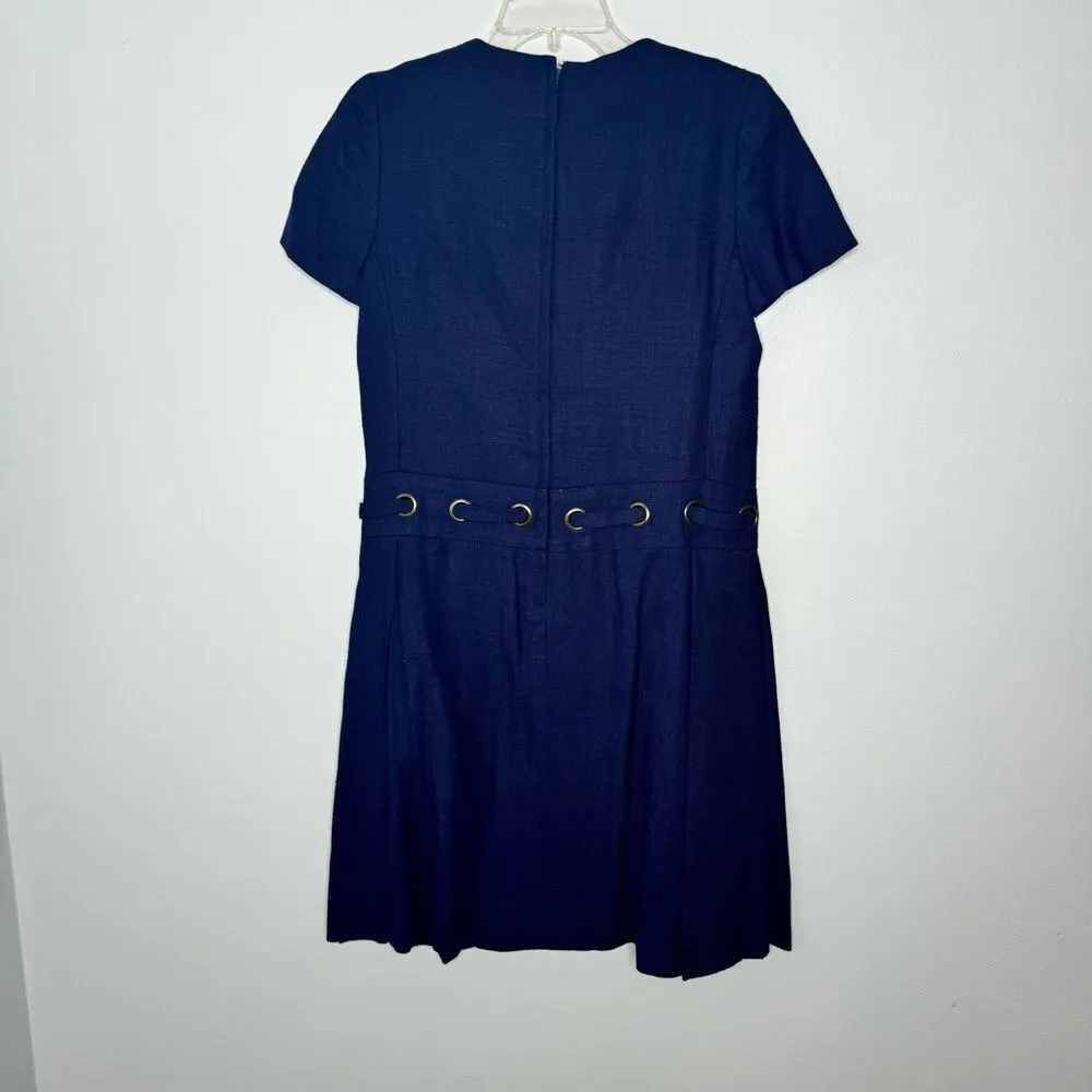 Vintage Howard Wolf navy dress size 9/10 Blue - Image 6