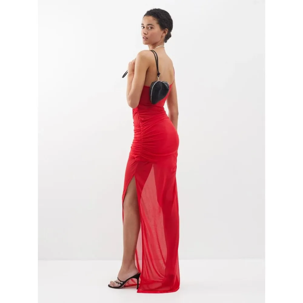 GAUGE81 Moni Dress in Scarlet Red Fr 40 New Womens Long Maxi Gown Size undefined - Image 9