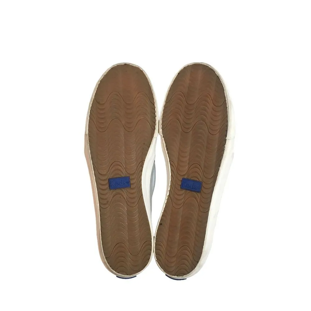 🔃Keds Gray Double Decker Perforated Suede Slip On Sneaker Loafers - Image 7