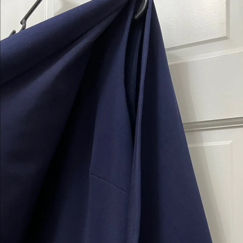 Connected Apparel Navy Blue Stretchy Flowy Versatile Jumpsuit - Size 14 - Image 7