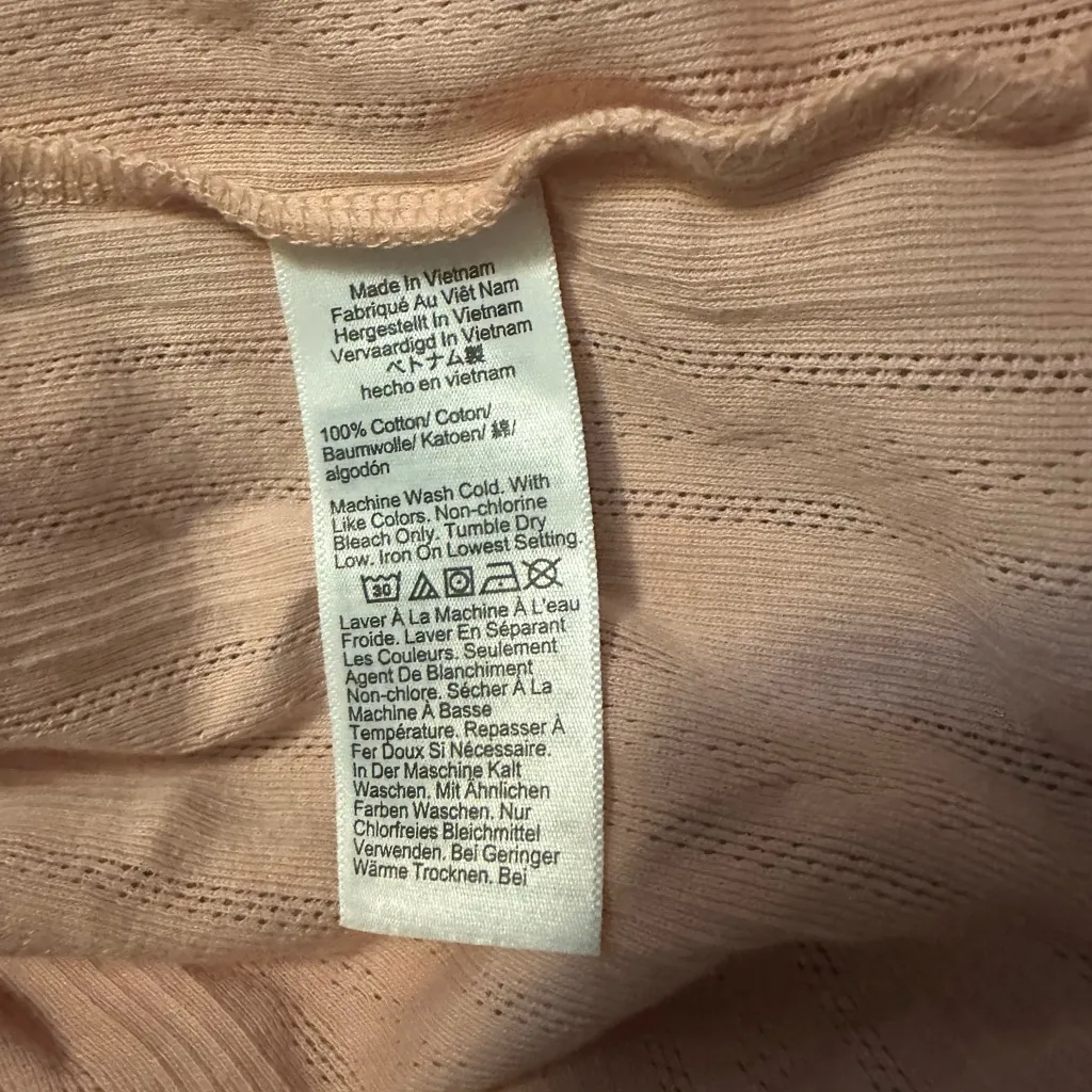 J. Crew Pointelle Cardigan Top Size M - Image 5