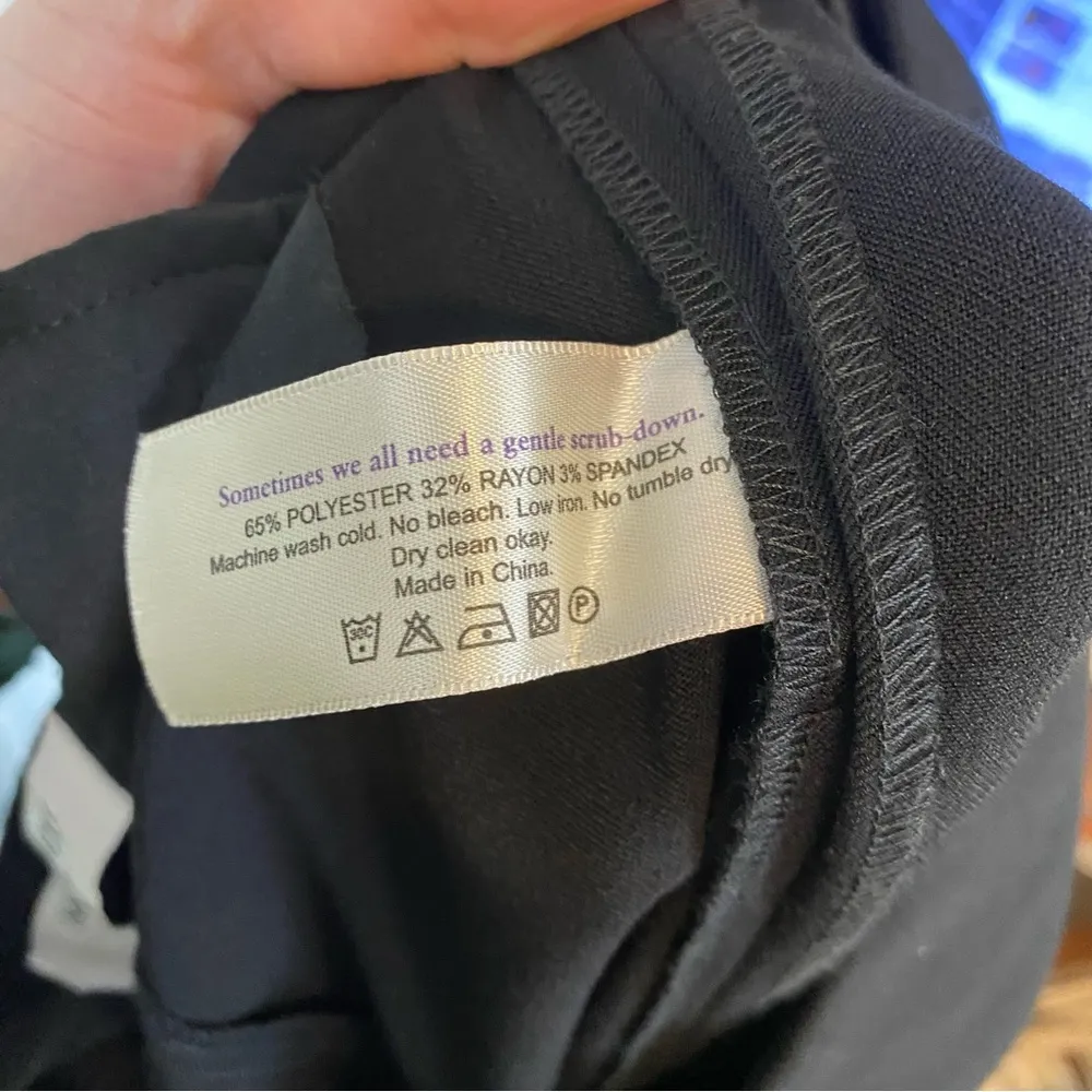 MM Lafleur Mercado Wide leg Slit ankle hem trouser pant black size 0 work office - Image 7