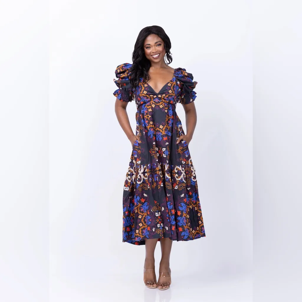 CLEOBELLA Jewel Ankle Dress - Vanezia Print - Image 6