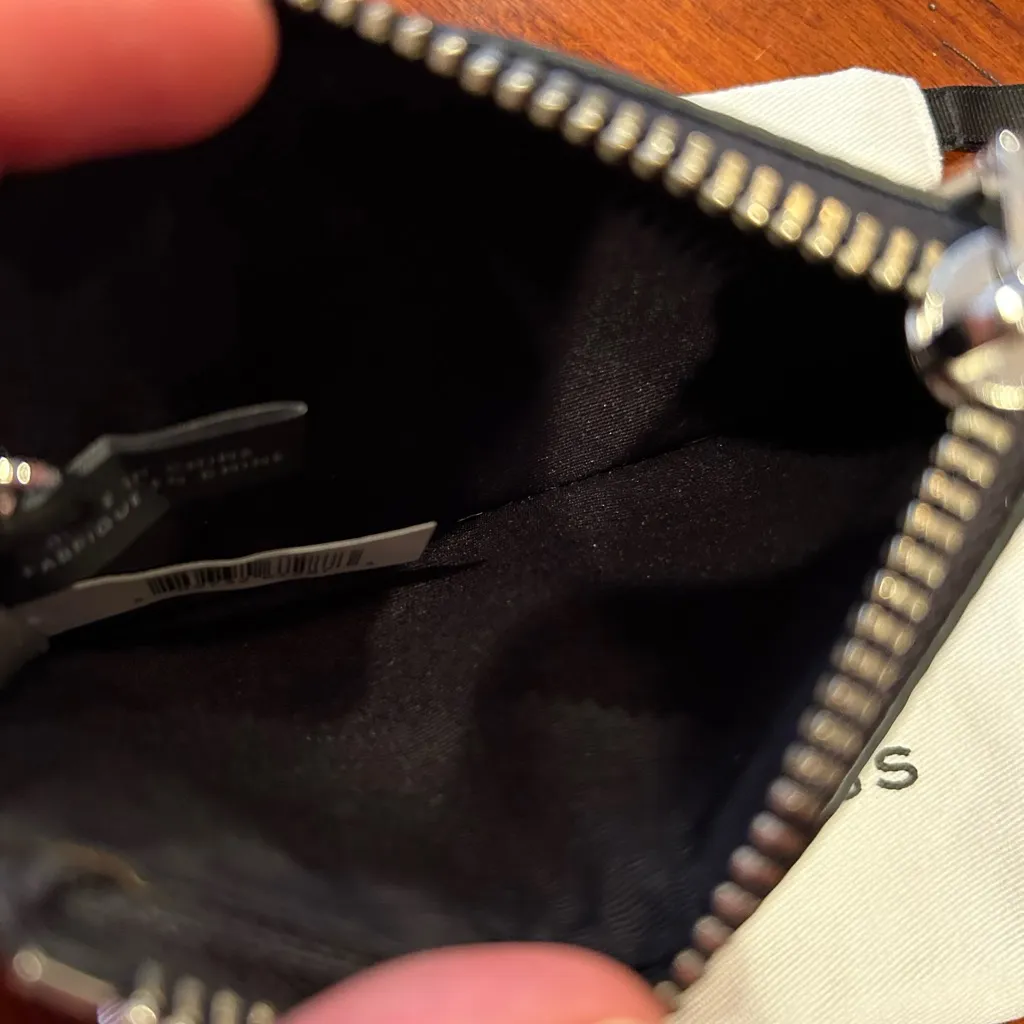 Marc Jacobs Gotham Gray Pebbled Leather Key Card Holder Pouch Wallet - Shadow - Image 10