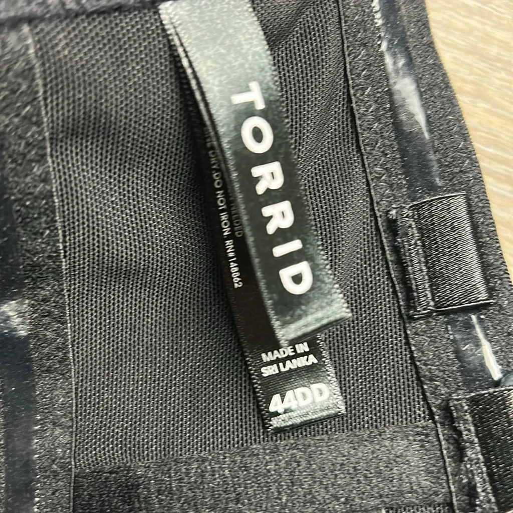 Torrid Bombshell Push-up Everyday Black Strapless Bra Size 44DD - Image 13