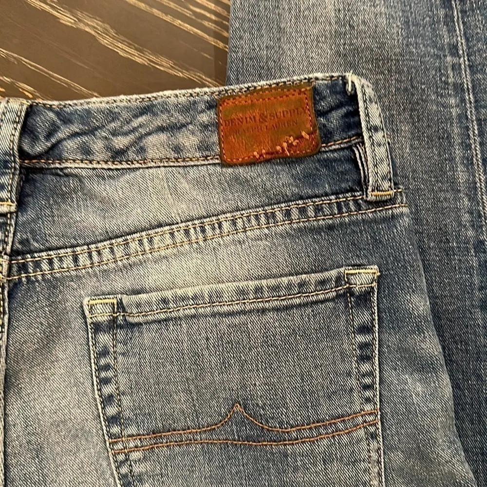 RALPH Lauren Denim Supply Low Slim Jeans - Distressed & Whiskering size 28/34 - Image 6