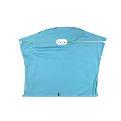 Under‎ Armour Logo Velocity Heatgear Hooded Blue Pullover Top MEDIUM Sportswear - Image 6