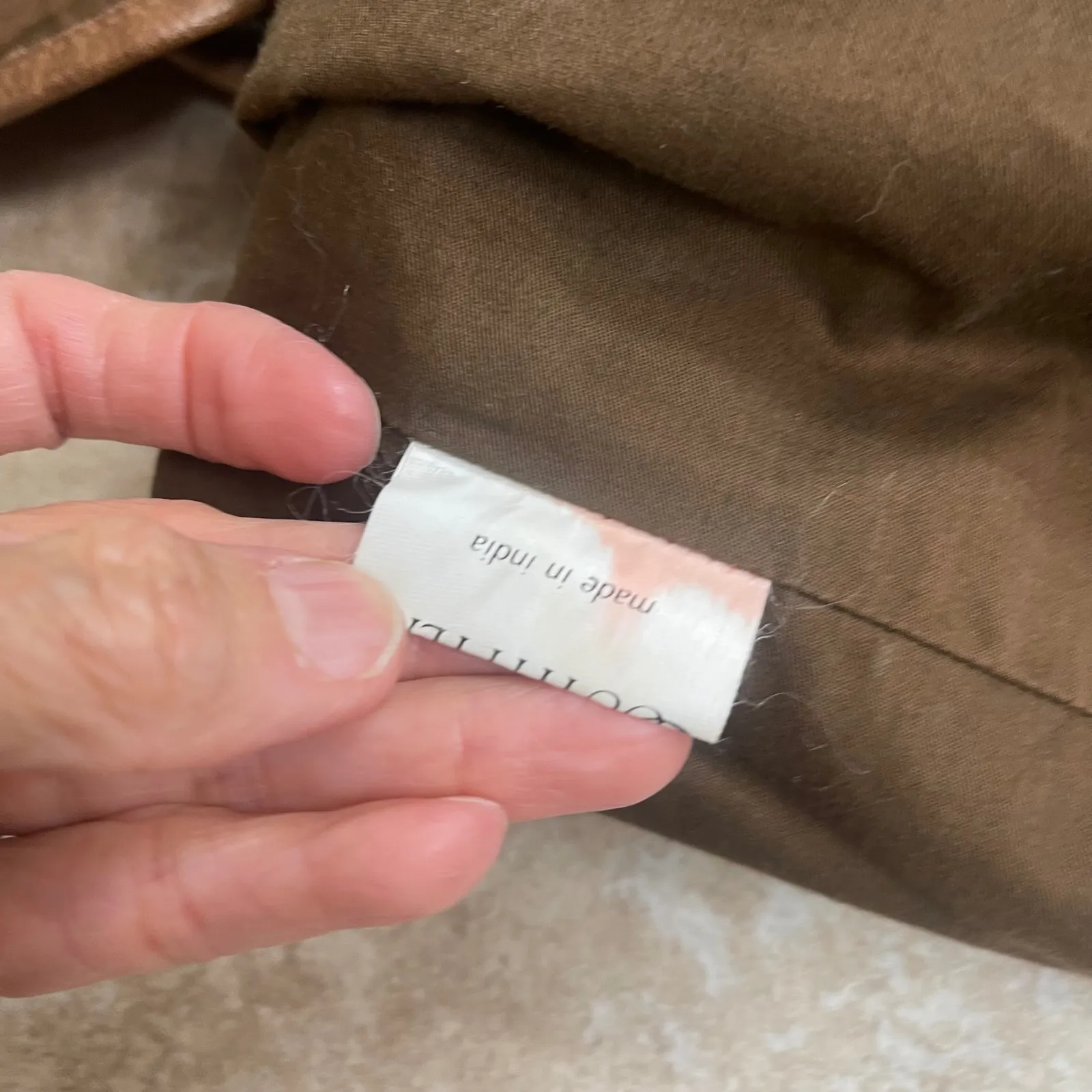 Overland Outfitters Brown Leather INDIA Backpack Rucksack Classic Buckle Flap - Image 12