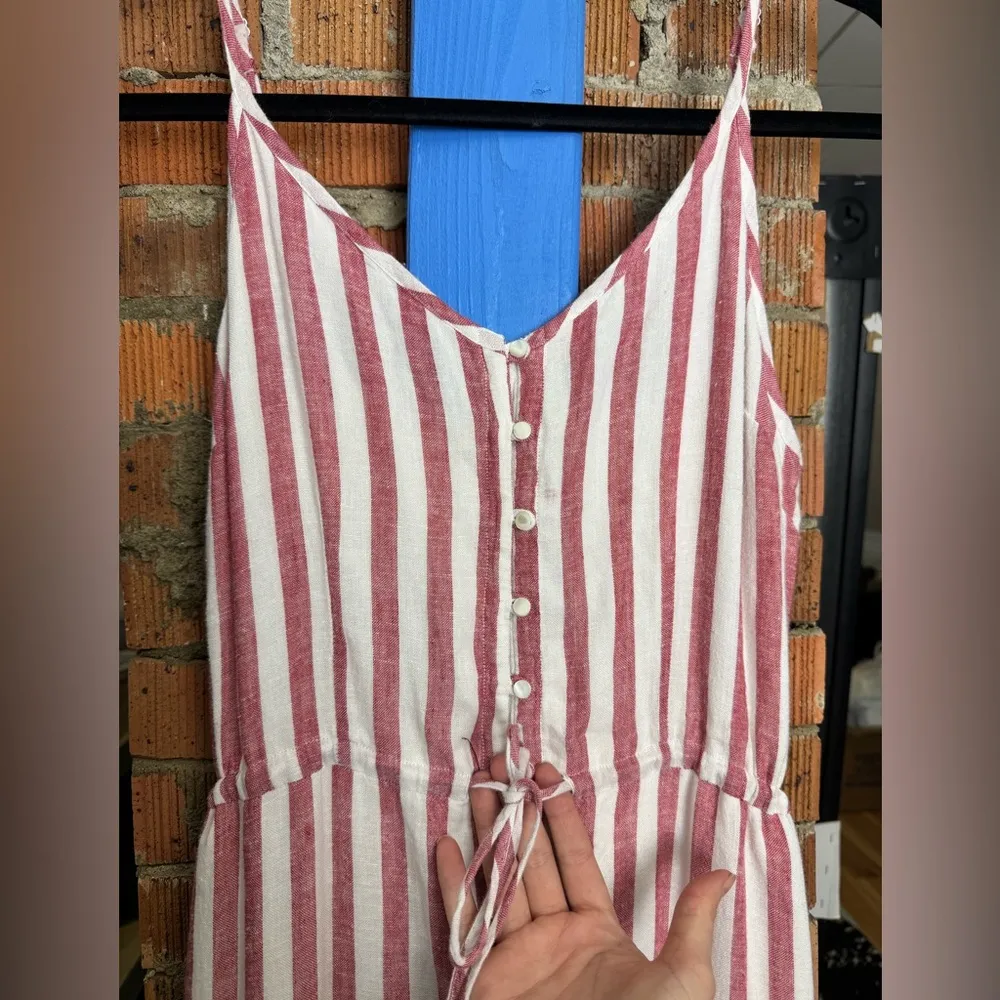 Rails Freida Striped Linen Blend Dress - Image 6