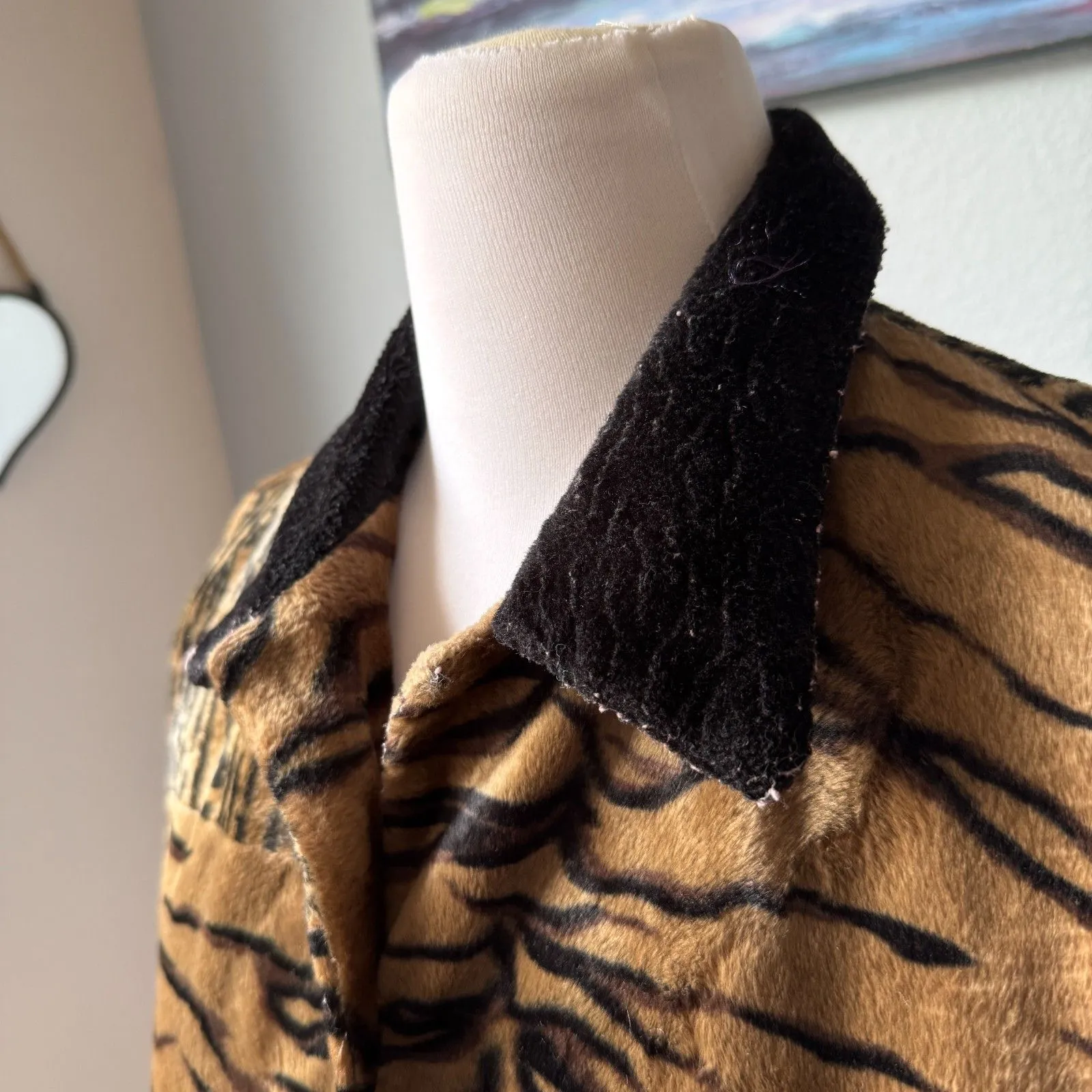 Vintage Sisko & CO Animal Print Womens Vest Size M - Image 2