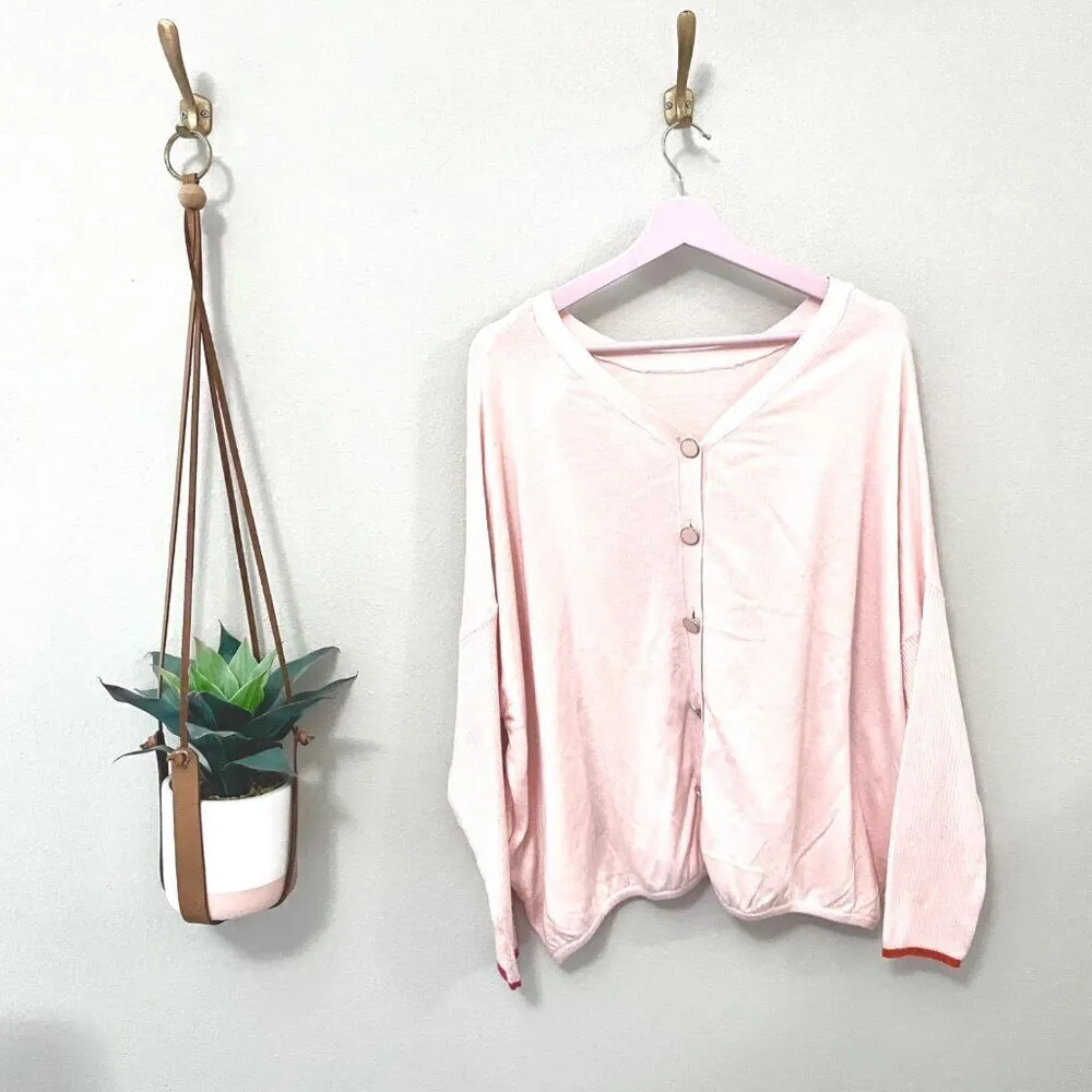 NWT Disneyland Paris Minnie Mouse Pink Long-Sleeve Knit Top Women’s XL - Image 3