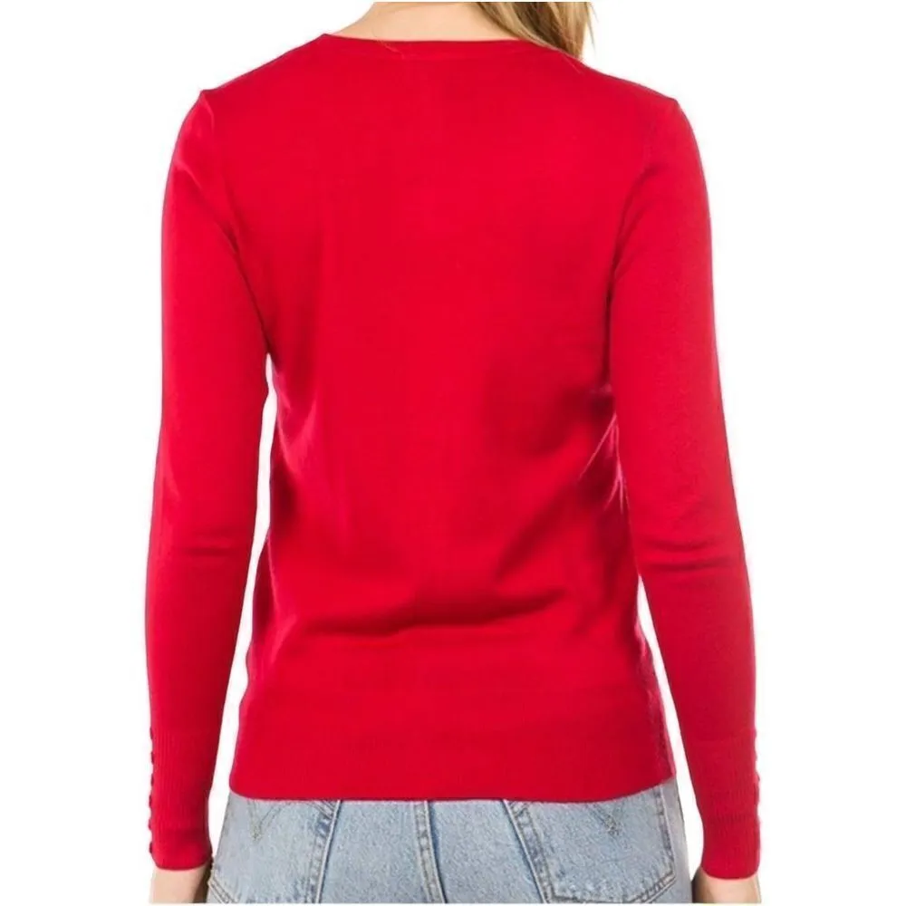 Cielo | womens button down cardigan Tan Size M - Image 6