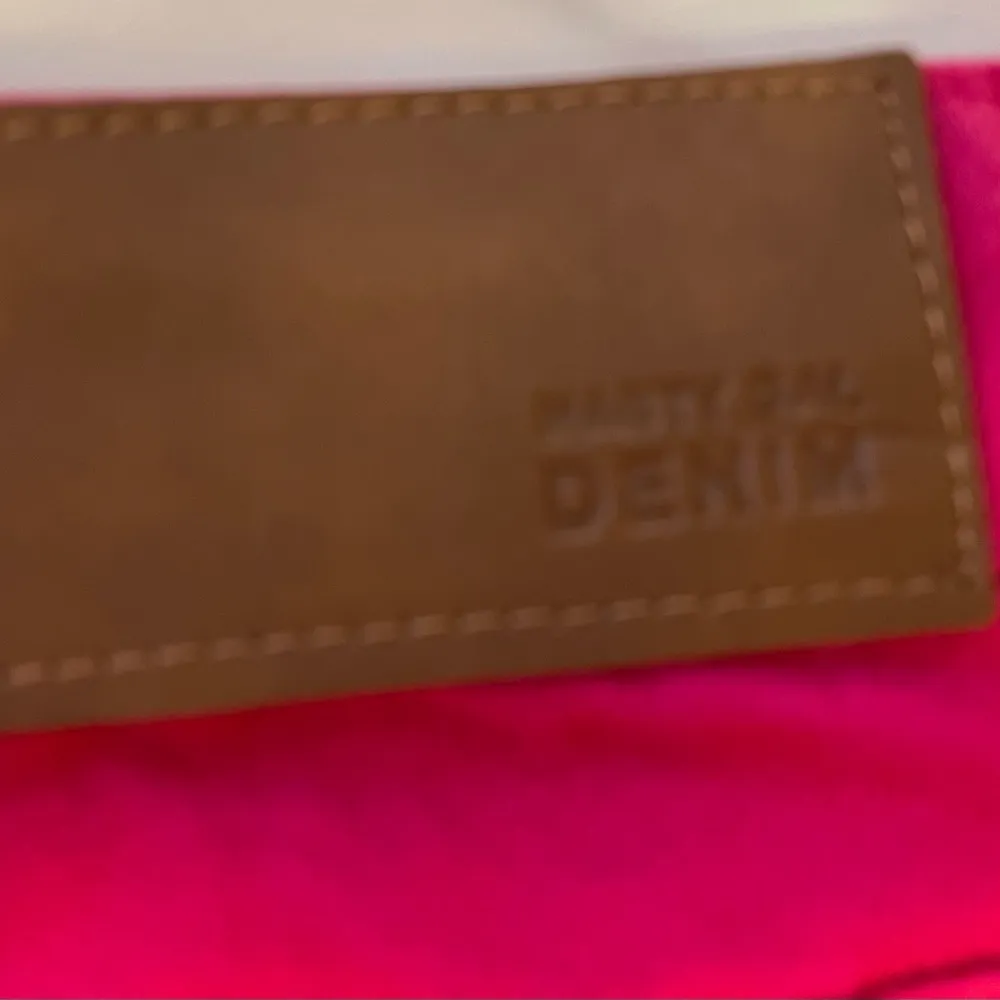 Nasty Gal Collection Women Hot Pink Denim Jeans-4 - Image 6