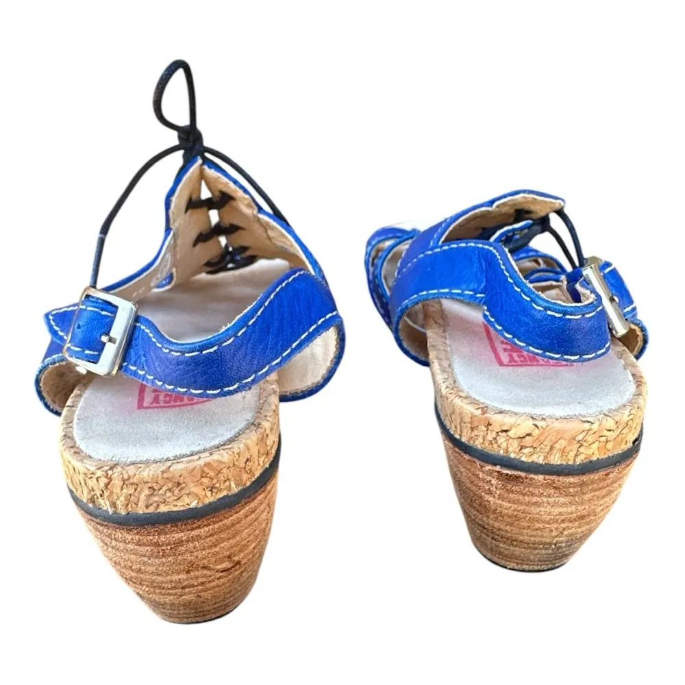 Wolky Fancy me Lion Blue Strappy Women's Sandals size 40EU - Image 2