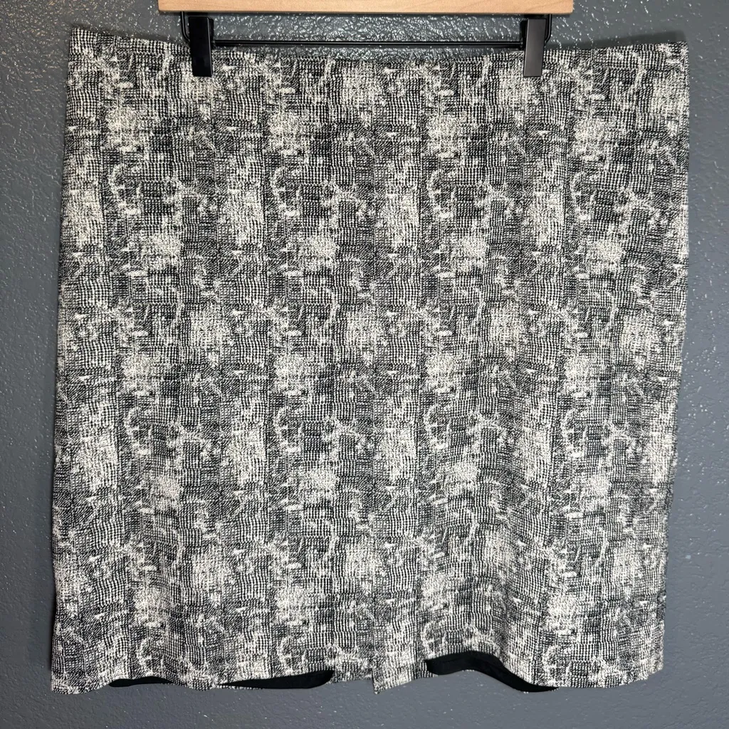 MM Lafleur New York Womens Noho Pencil Skirt Knee Italy Fabric Size 3+ Plus - Image 2