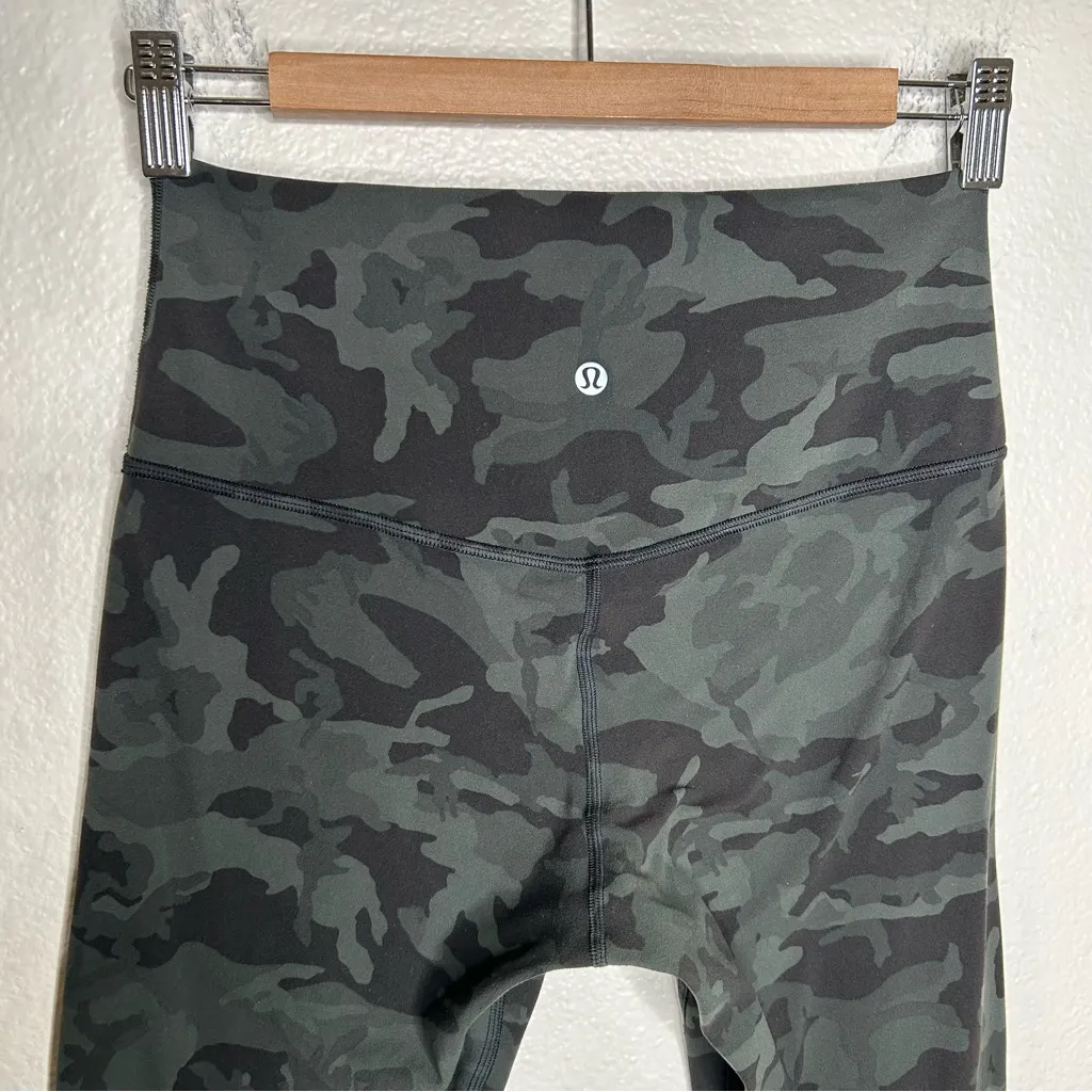 Lululemon Align Crop Incognito Camo Multi Gator Green 8 - Image 7