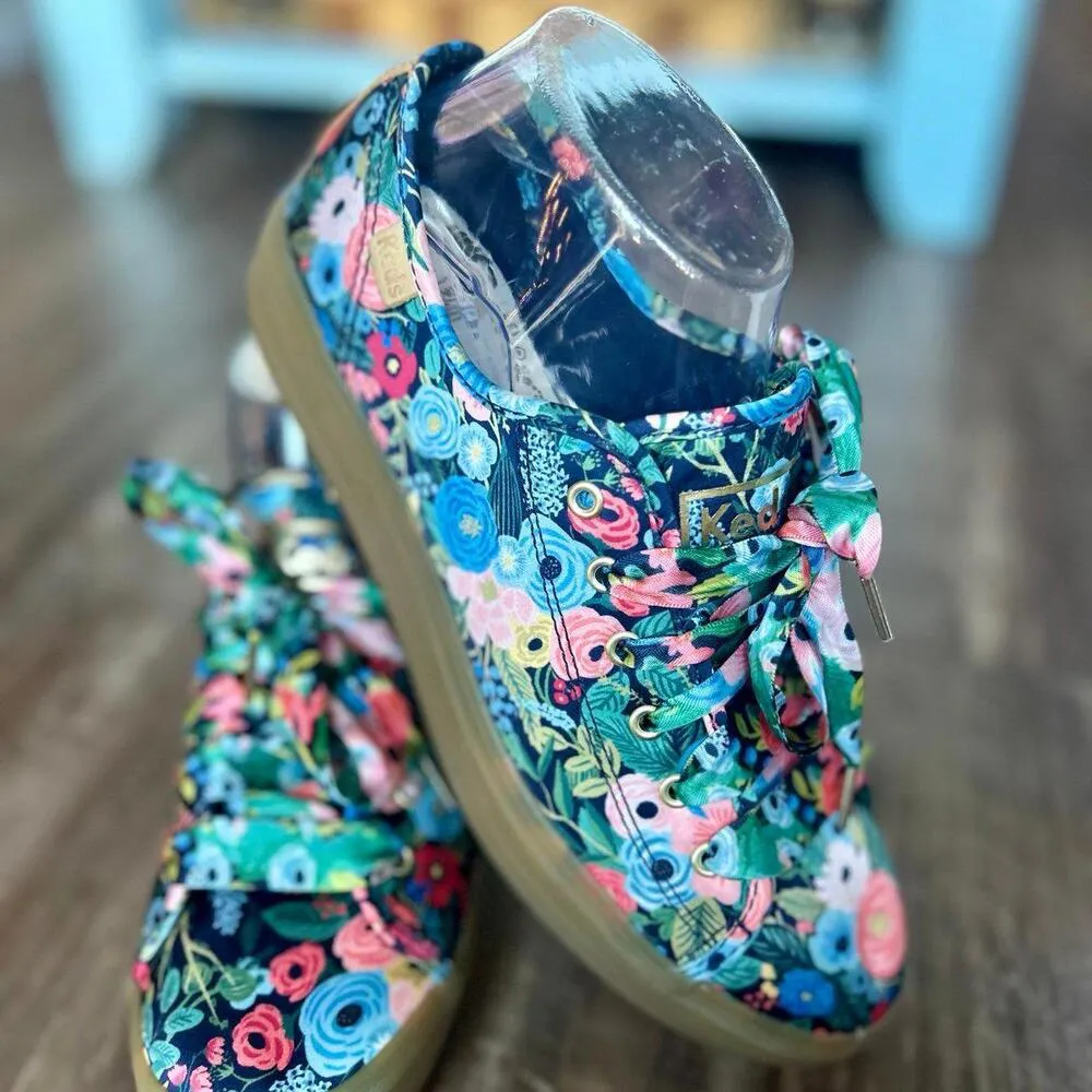Keds x Rifle Paper Co. Triple Kick Garden Party Floral Shoes - Size 7 Women’s - Image 2
