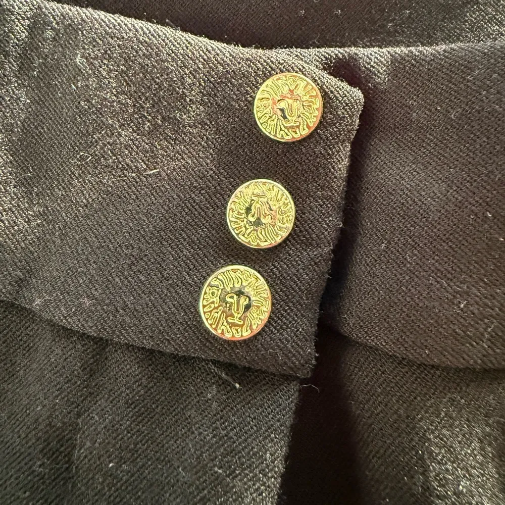 Ann Klein Black Straight Leg Ankle Women’s Dress Pants 12 Petite - Image 2