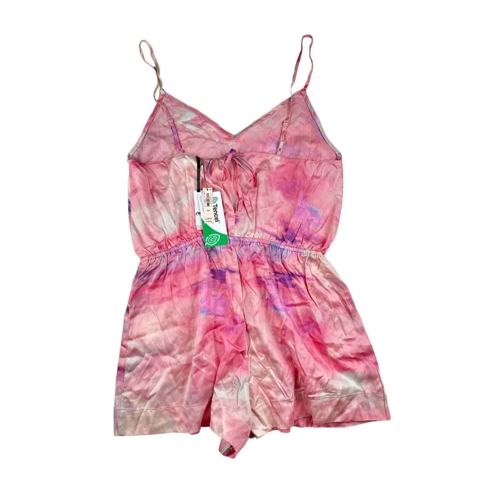 Naomi x Victoria's Secret- Play All Day Romper in Pink Tie Dye - Image 3