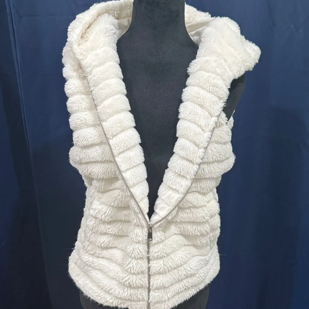Love Tree Cream Teddy Jacket with Hood - Image 5