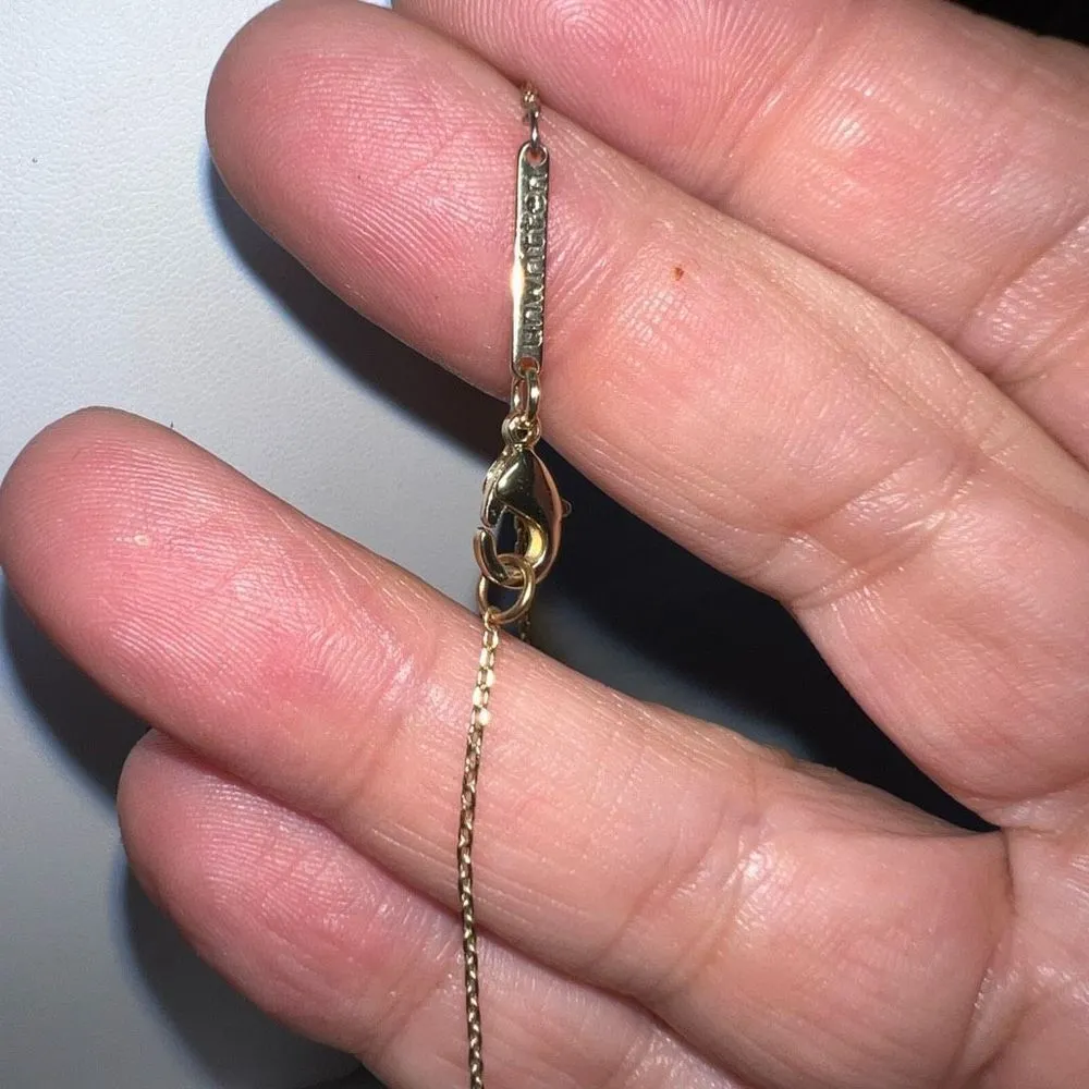 Unwritten Macy’s Aquarius Colorful Rainbow Cubic Zirconia Gold Chain Necklace 🌈 - Image 6