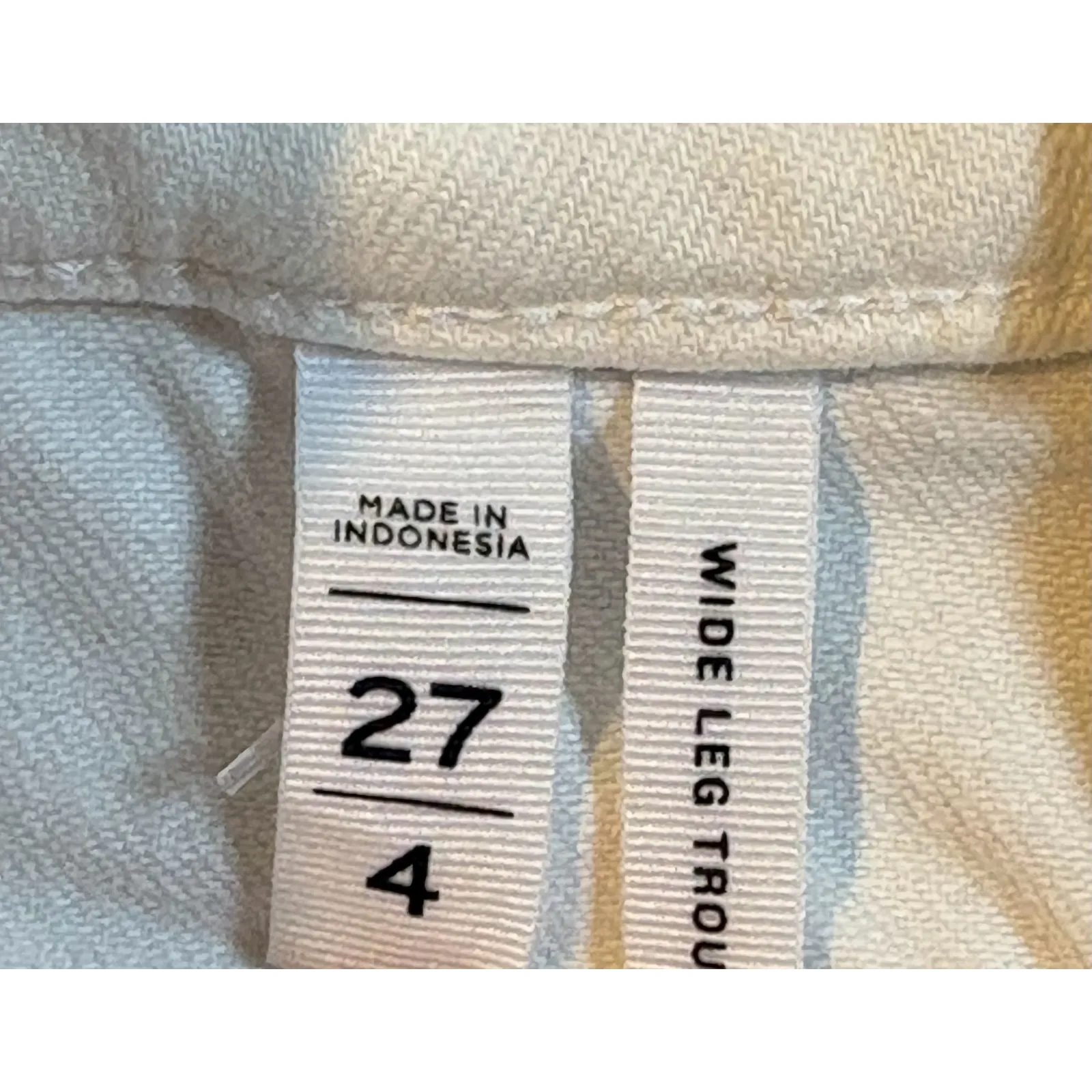 Ann Taylor LOFT White Wide Leg Trouser Pants Jeans Women Size 27 4 NWT - Image 13