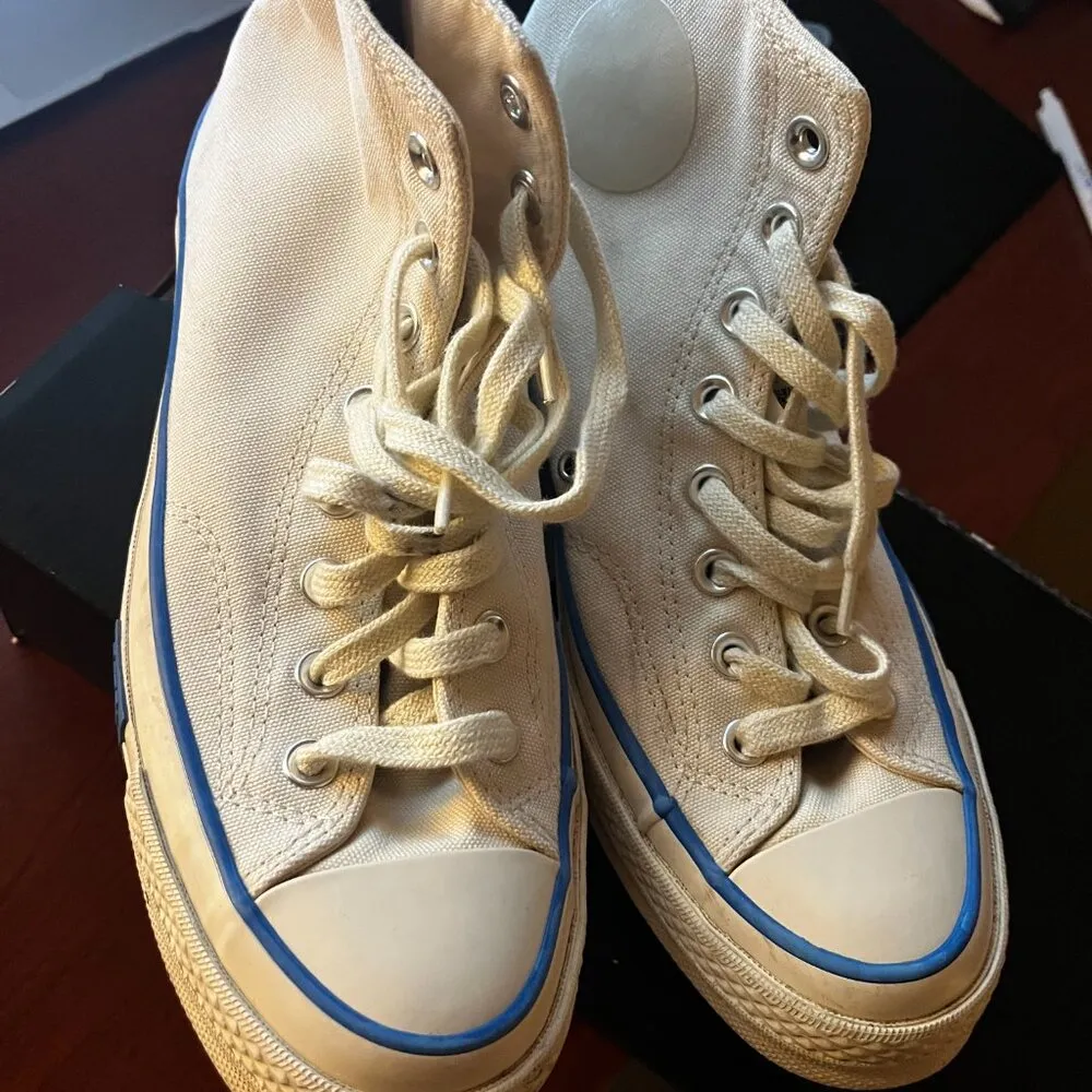 Converse Chuck Taylor All Star 70 Hi Undefeated Fundamentals Parchment Blue - Image 3