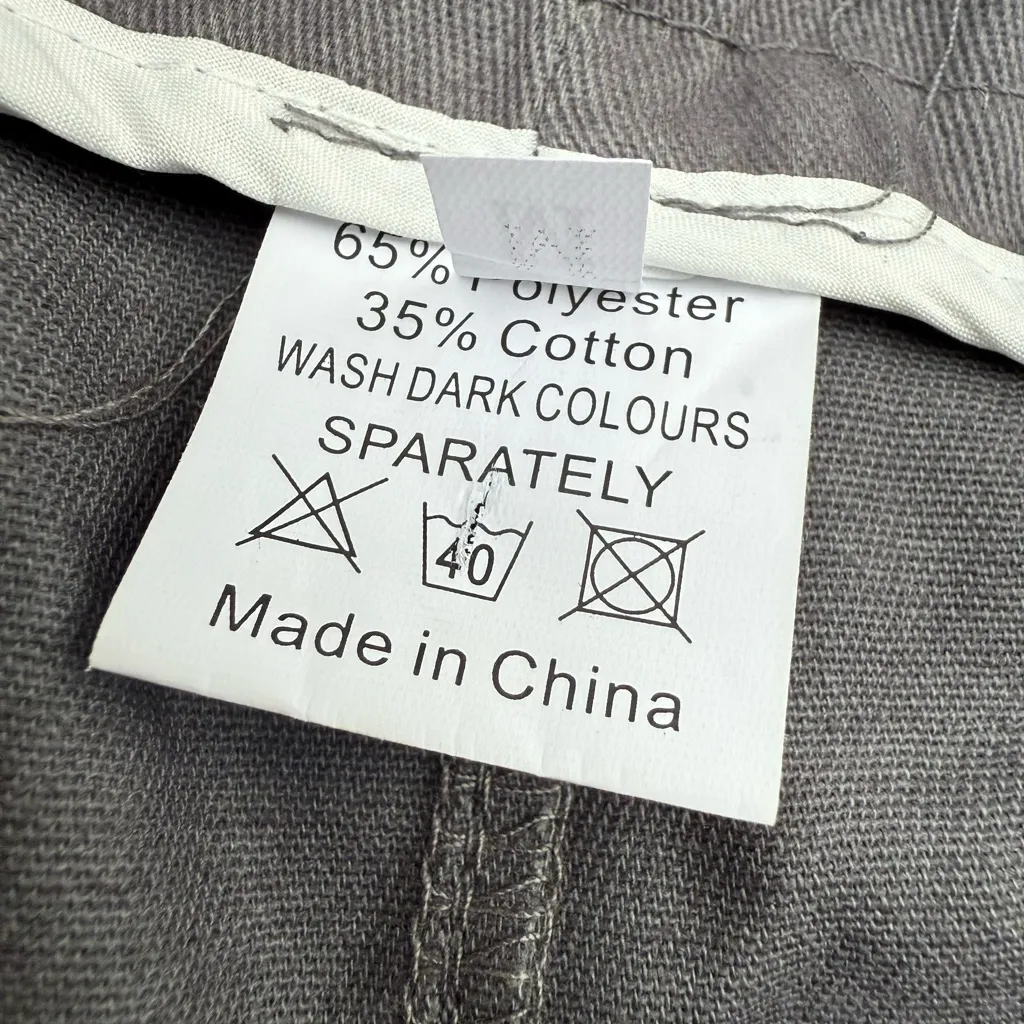 Unisex Gray Overalls .Cargo . - Image 3