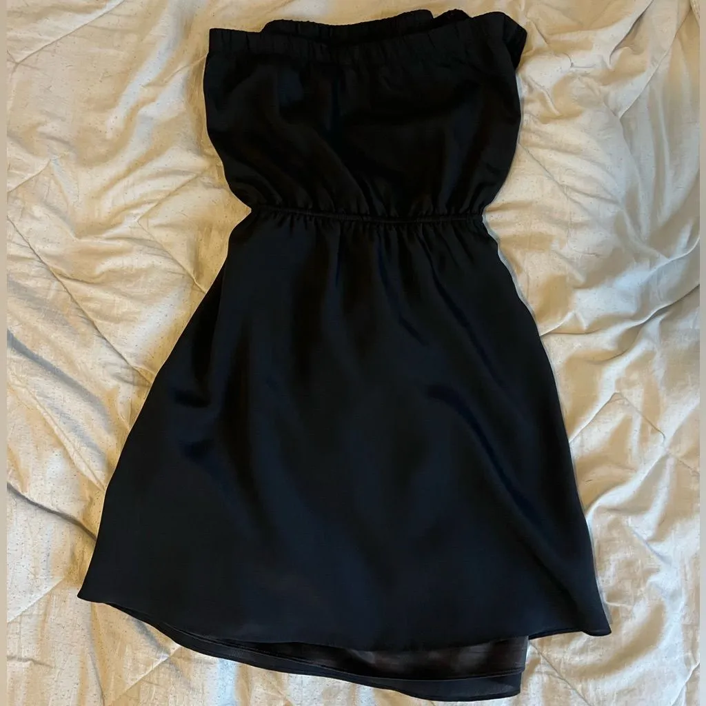 blue dress for baby girl Black & Gold Strapless Party Dress Medium main image 0