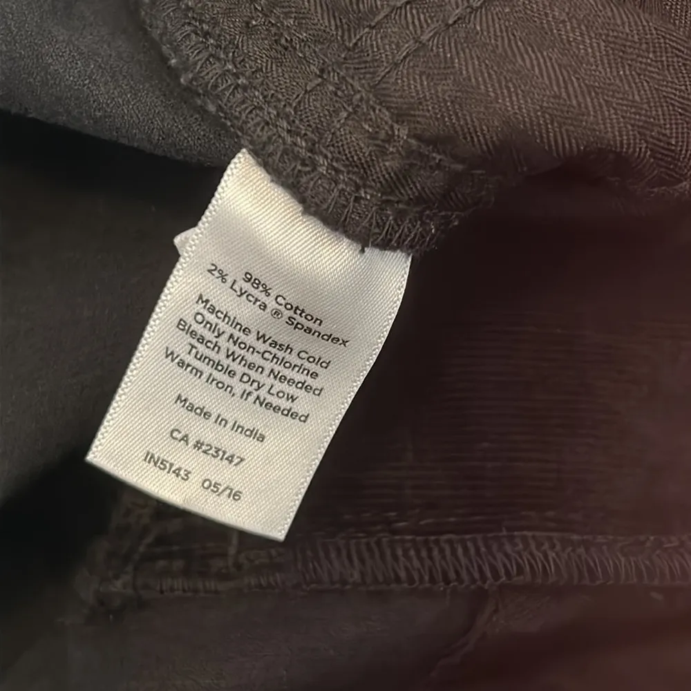 Talbots Flawless Five Pocket Black Corduroy Flare Pants - Image 11