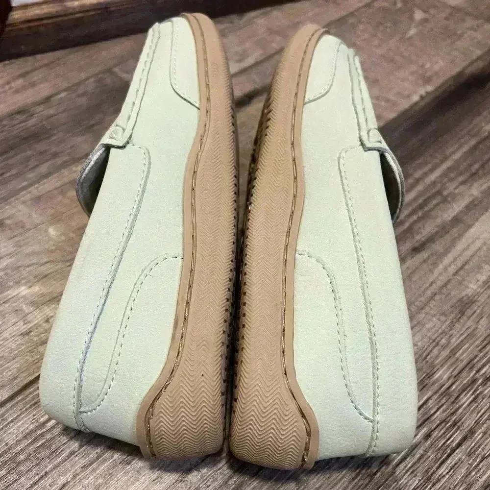 My Slippers All season Moccasin Slip On Casual Loafer Shoes women’s 7 Mint color Green - Image 7