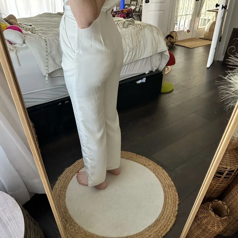 Wayf Women’s Extra Small Monticello White Cutout Jumpsuit - Image 3