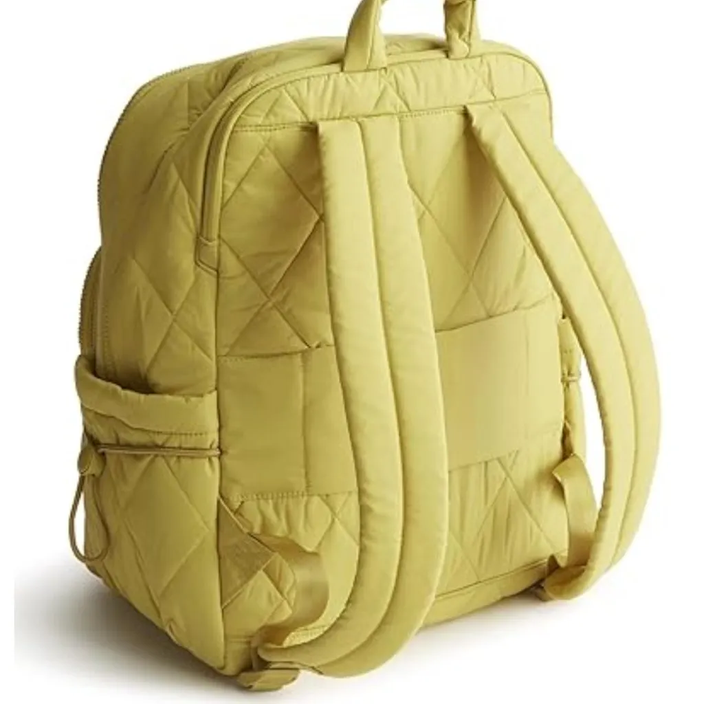 Vera Bradley Large Bancroft Backpack Moonless Night Black Premium Cotton 50103 - Image 6