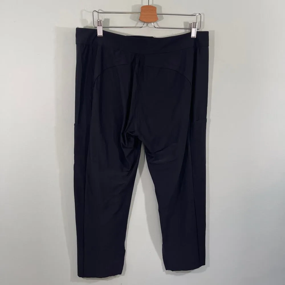 Athleta Women's Dark Grey Nylon Stella Crop Trousers Size 16 #452890 - Image 7