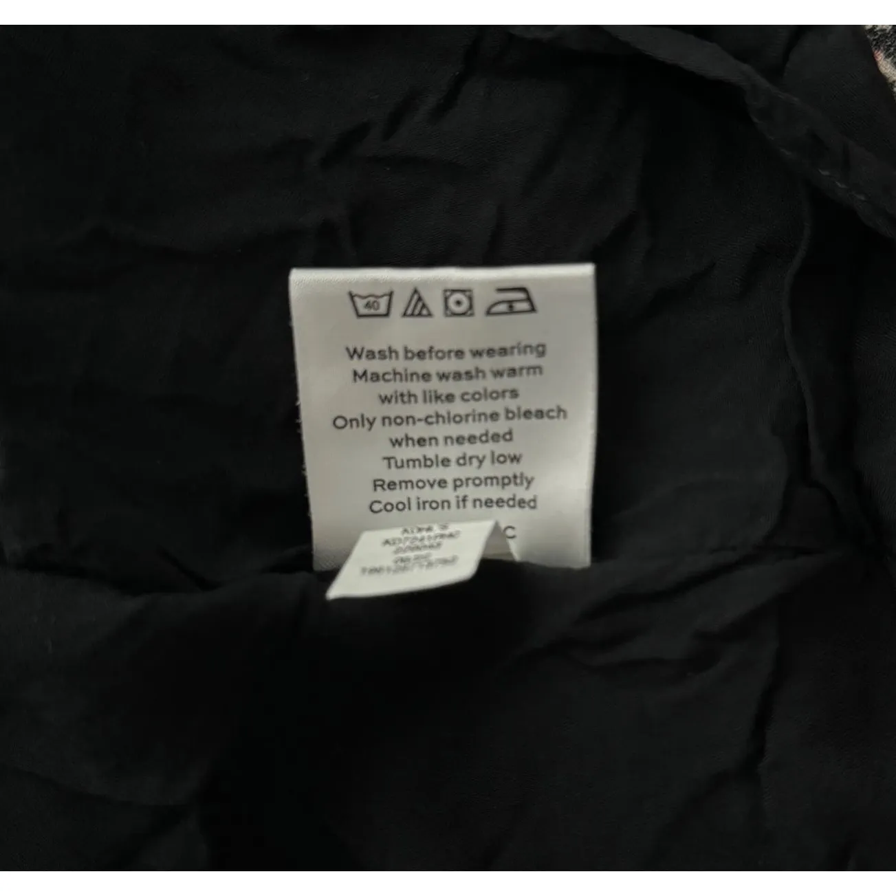 Draper James RSVP Dress Womens XS Black Pink‎ Ditzy Floral Flower Boho Peasant - Image 9