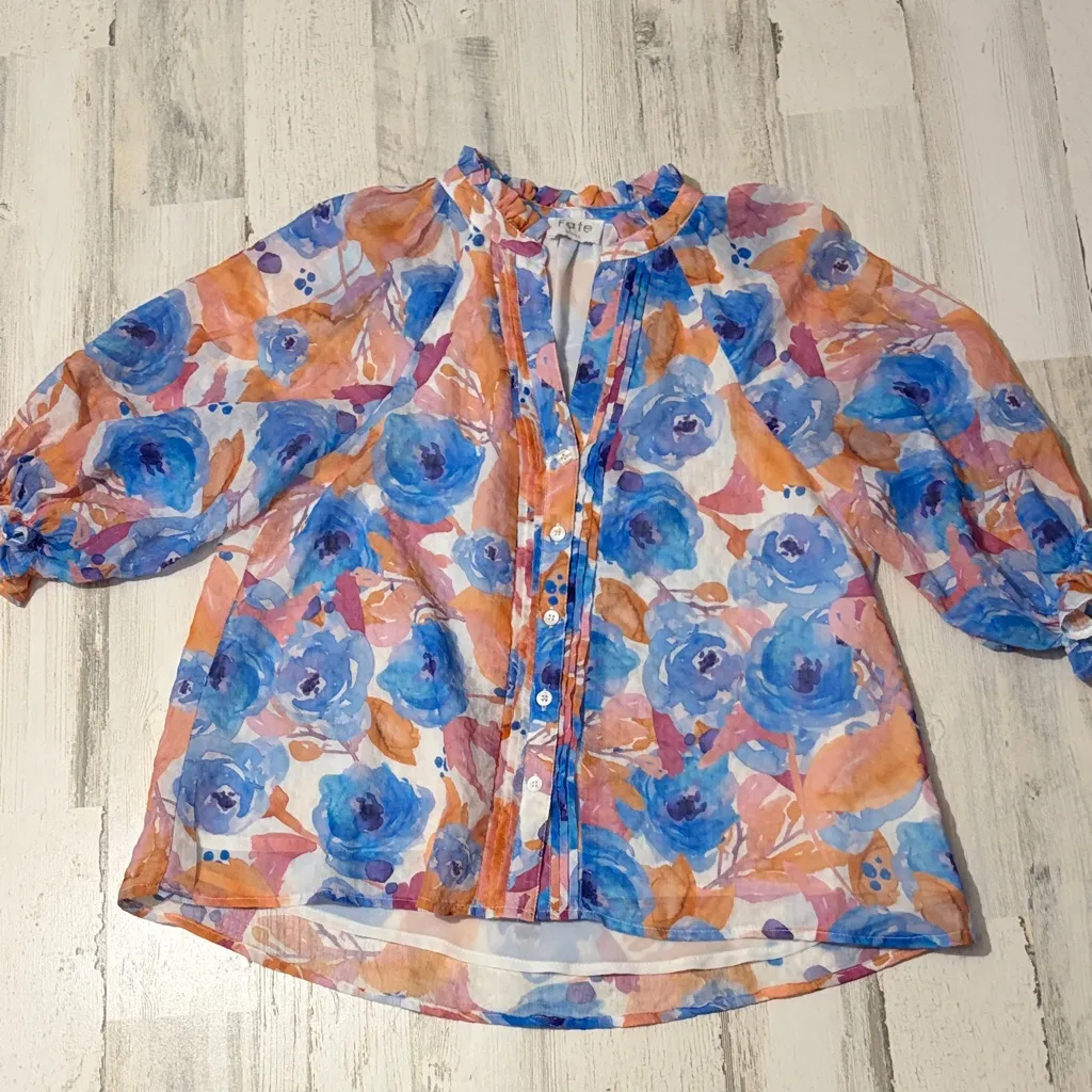 Fate Floral Print Women's Top - Image 2