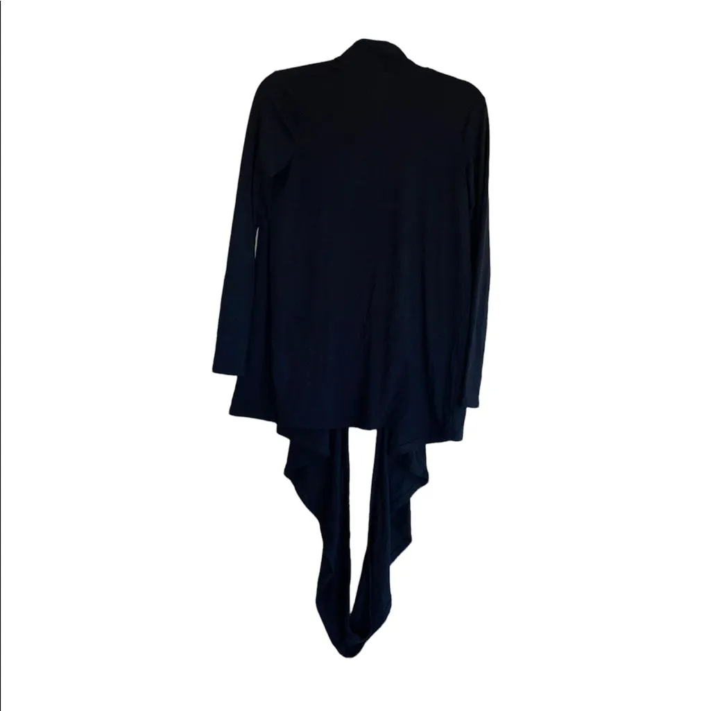 NWT J.Jill X Pure Jill Multi Wrap Cardigan Yoga Oversized Black XS - Image 4