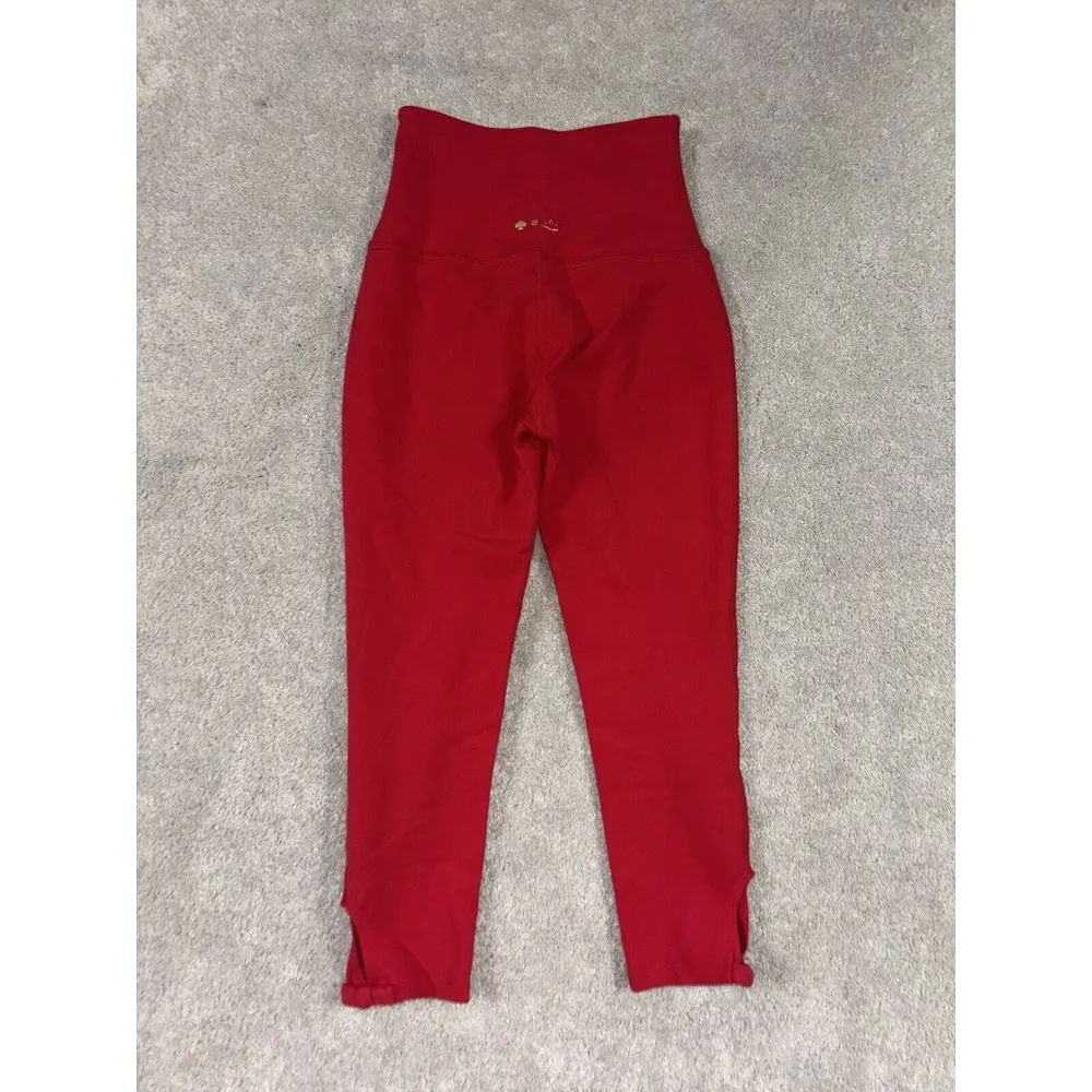 Kate Spade Beyond Yoga Red Bow Activewear Leggings‎ Xs Stretch Cropped - Image 5