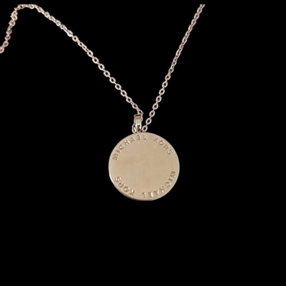 Michael Kors Rose Gold Pendant Necklace w/ CZ 18-20” Adjustable length NWT - Image 4